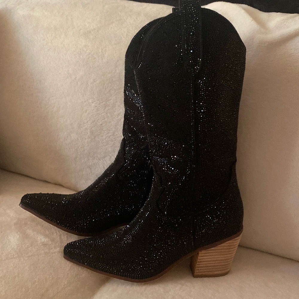 Rhinestones boots